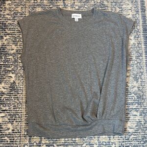 Evereve Gray Muscle Tee Top
